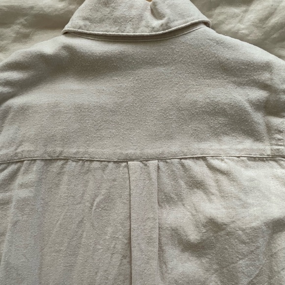 ✨ Madewell Flannel Classic Ex-Boyfriend Popover Half Button Shirt - Picture 6 of 10